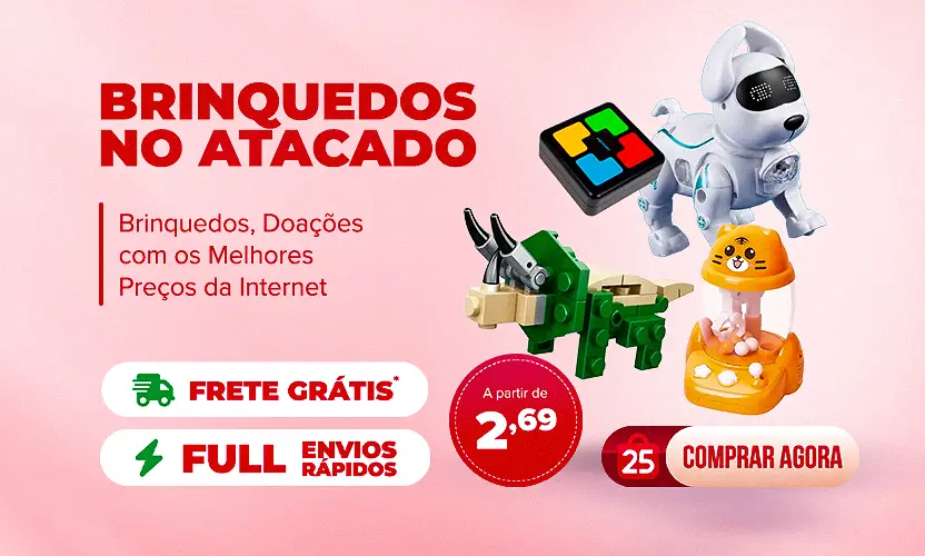 Brinquedos Baratinhos no Atacado a partir de R$ 2,99