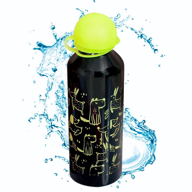 Garrafa Squeeze De Alumínio 500 Ml C/ Tampa E Bico Wellmix