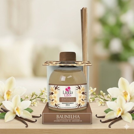 Aromatizador De Ambientes Difusor Baunilha 250ml