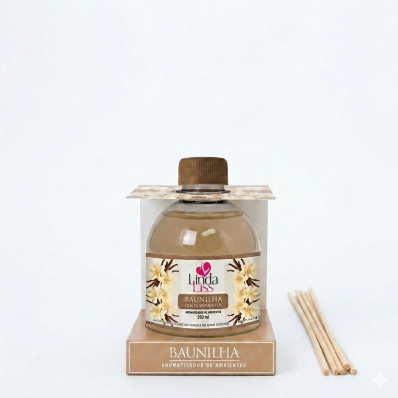 Aromatizador De Ambientes Difusor Baunilha 250ml