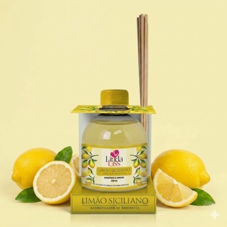 Aromatizador De Ambientes Difusor Limão Siciliano 250ml