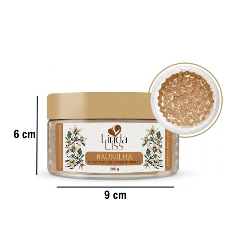 Odorizador Aromatizador De Ambientes Orbeez Bolinha De Gel Baunilha