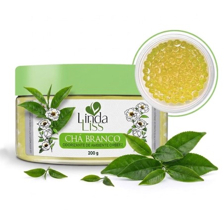 Odorizador Aromatizador De Ambientes Orbeez Bolinha De Gel Chá Branco