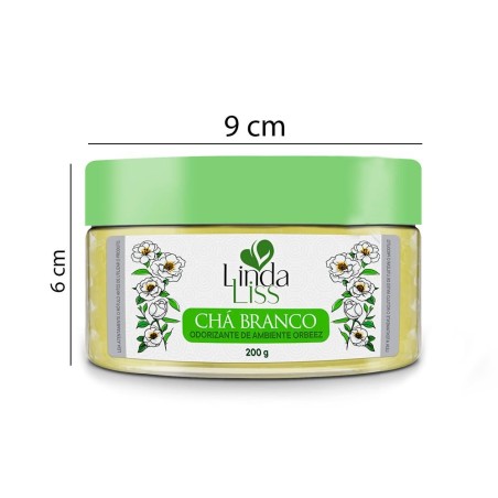 Odorizador Aromatizador De Ambientes Orbeez Bolinha De Gel Chá Branco