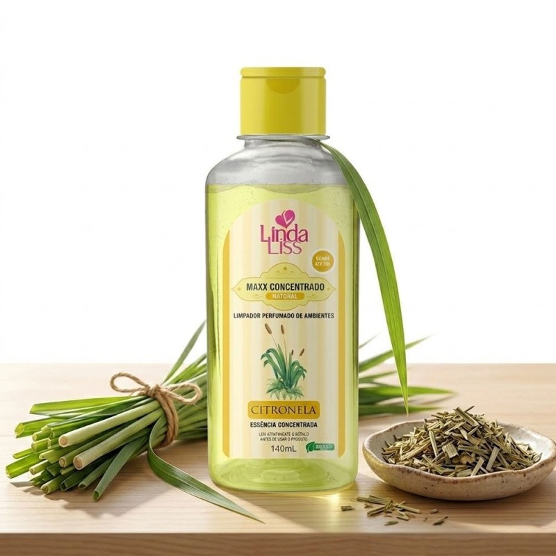 Limpador Aromatizante Perfumador De Ambientes 140ml Citronela