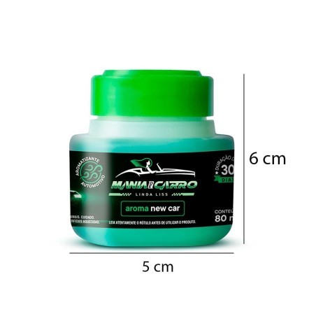 Odorizador Aromatizador Líquido Automotivo 80ml Fragrância New Car