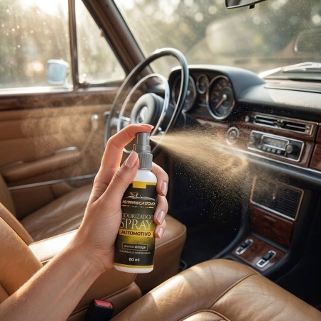Odorizador Automotivo Em Spray 60 ml Fragrância Vintage Com Refil 2