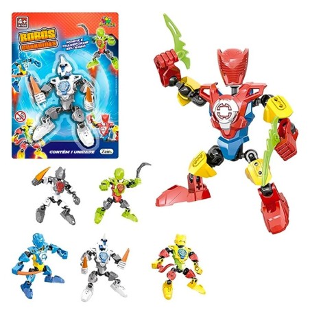 Robôs Guardiões Brinquedo Monte E Transforme Seu Robô