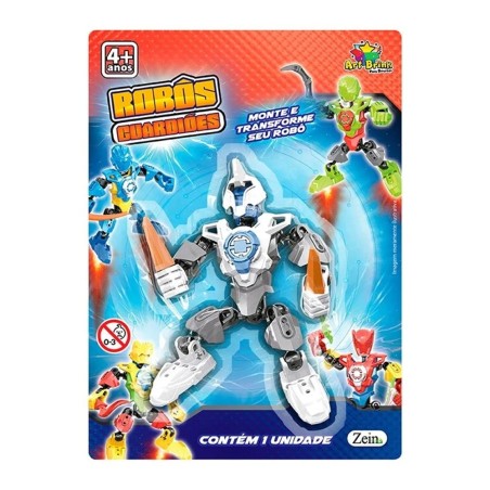 Robôs Guardiões Brinquedo Monte E Transforme Seu Robô