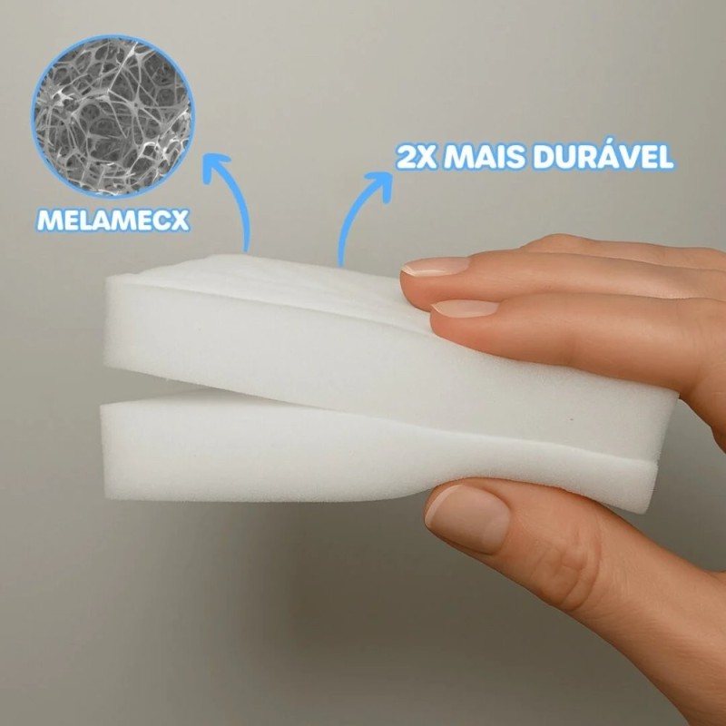Esponja Mágica Limpeza Poderosa Melamina  Apenas Com Água