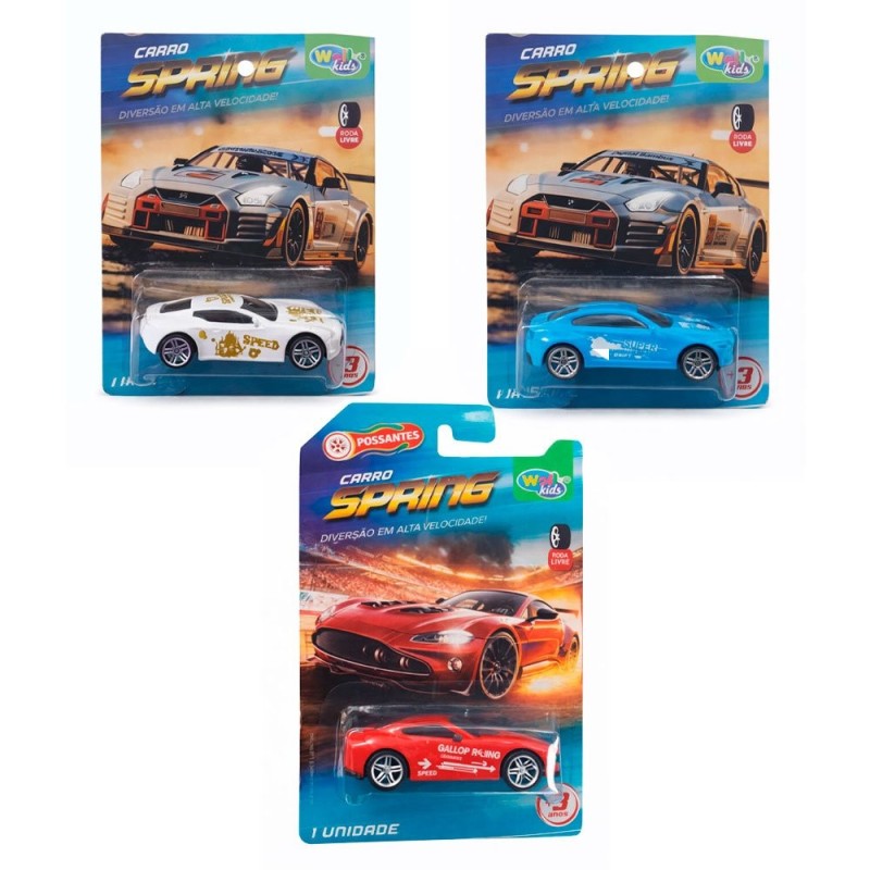 Brinquedo Carrinho Possantes Hot Spring Wheel Colecionáveis Roda Livre