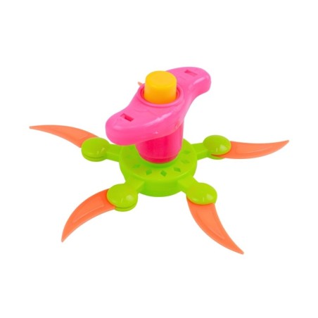 Brinquedo Pião Com Lançador Colorido Infantil Estrelado